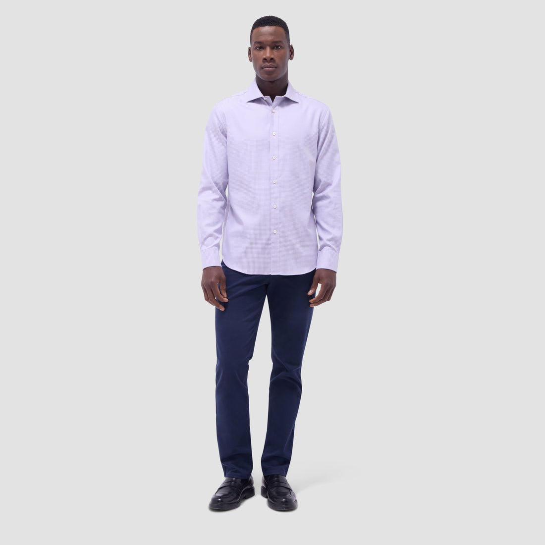 Axel Micro Check Jacquard Shirt