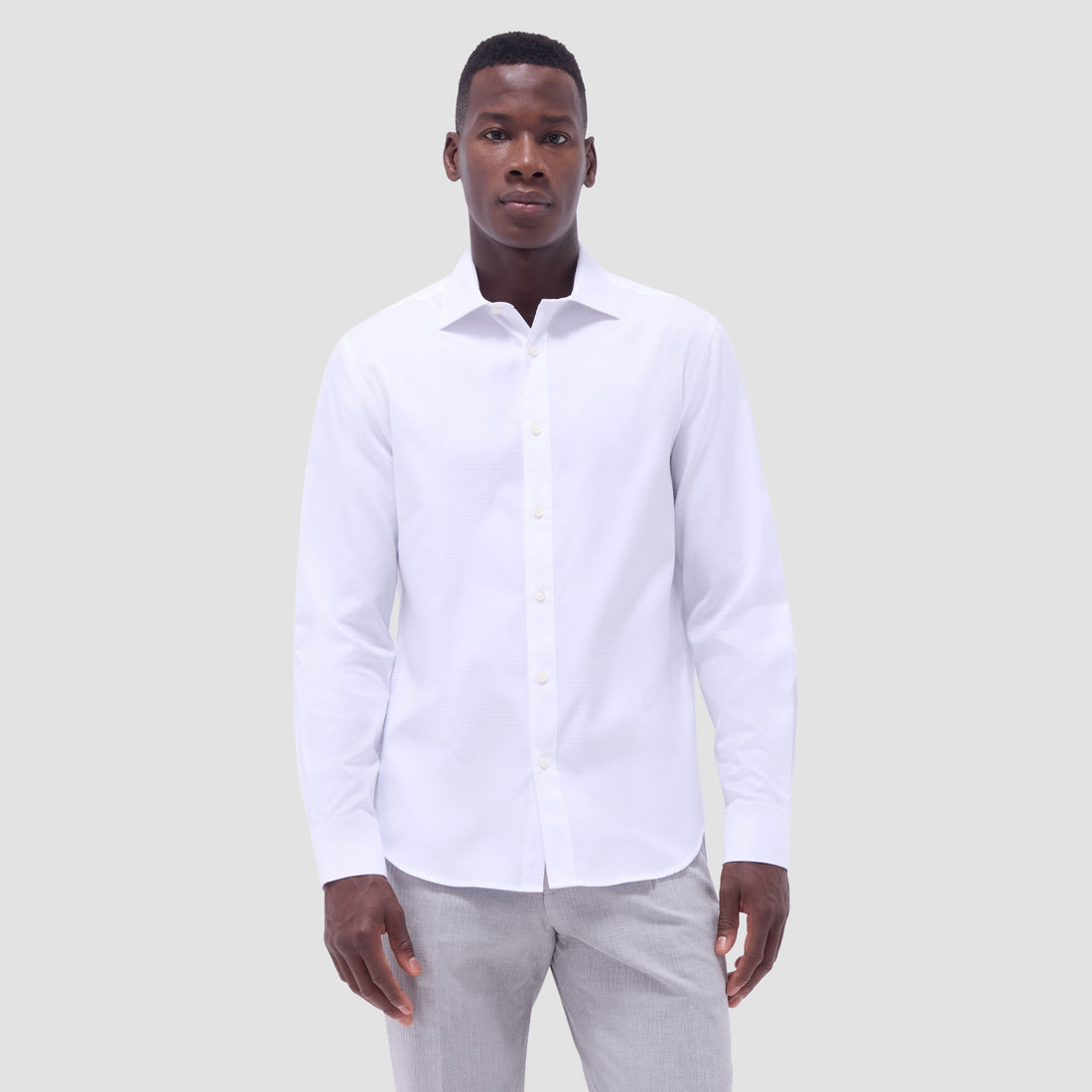 Axel Micro Check Jacquard Shirt