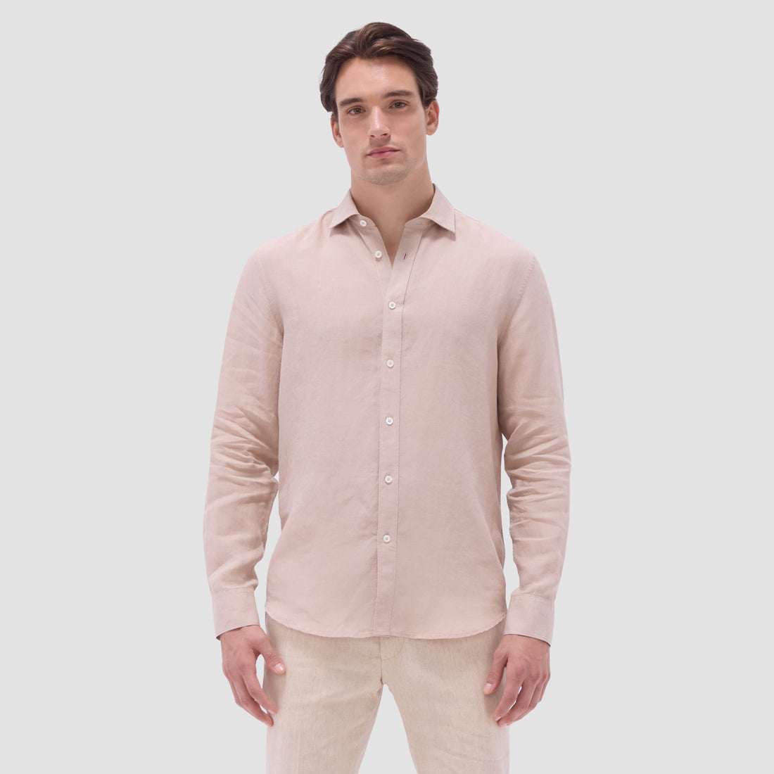 Axel Solid Linen Shirt