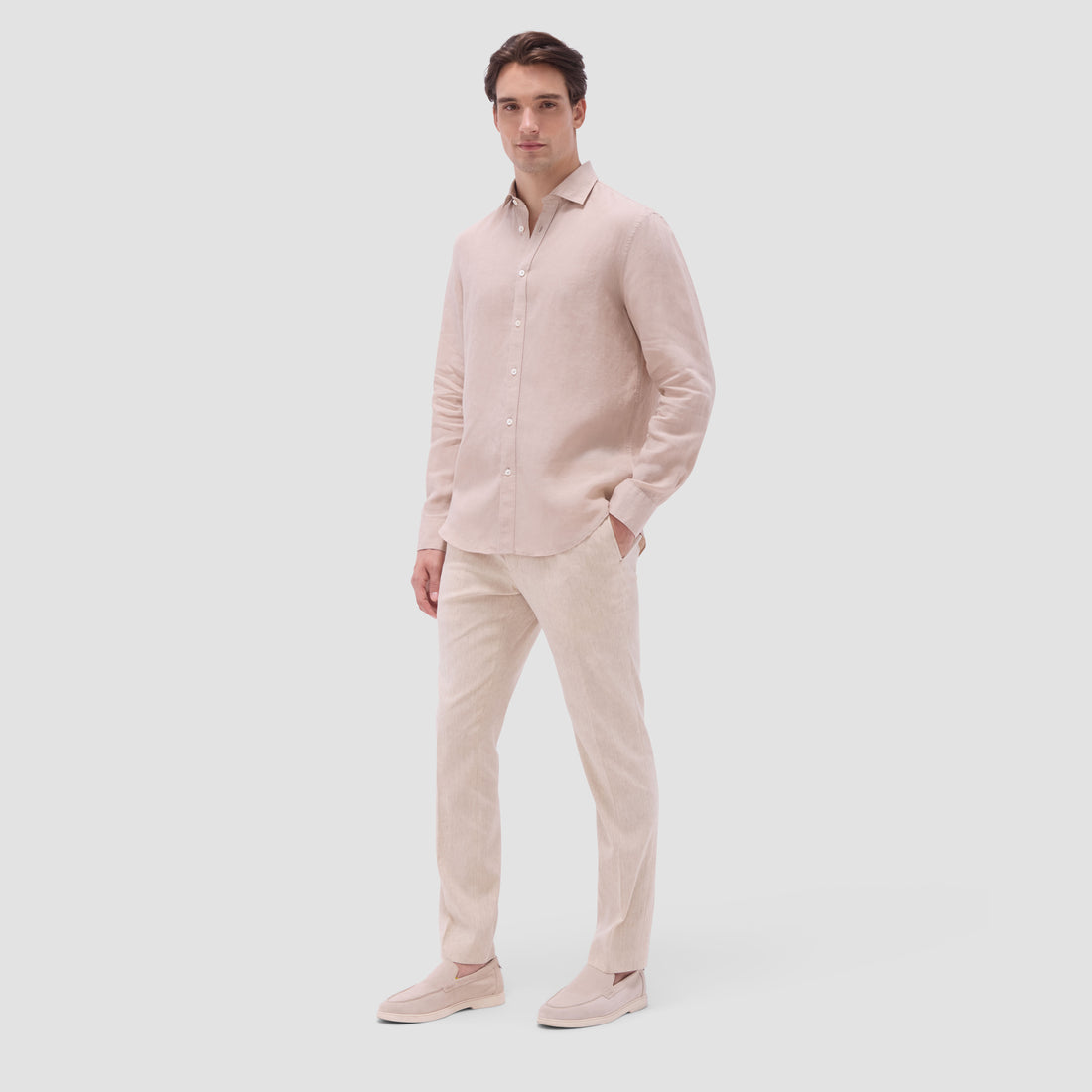 Axel Solid Linen Shirt