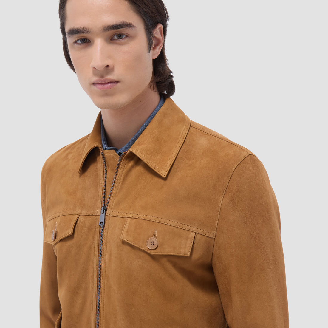 Suede Trucker Jacket