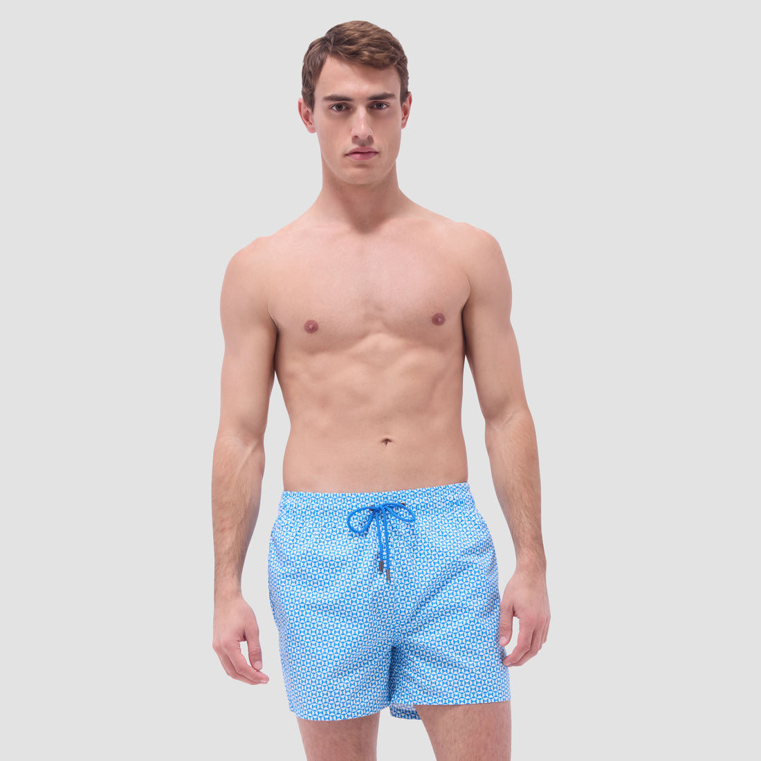 Archer Geometric Swim Trunks