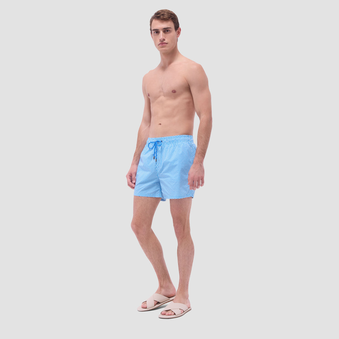 Archer Geometric Swim Trunks