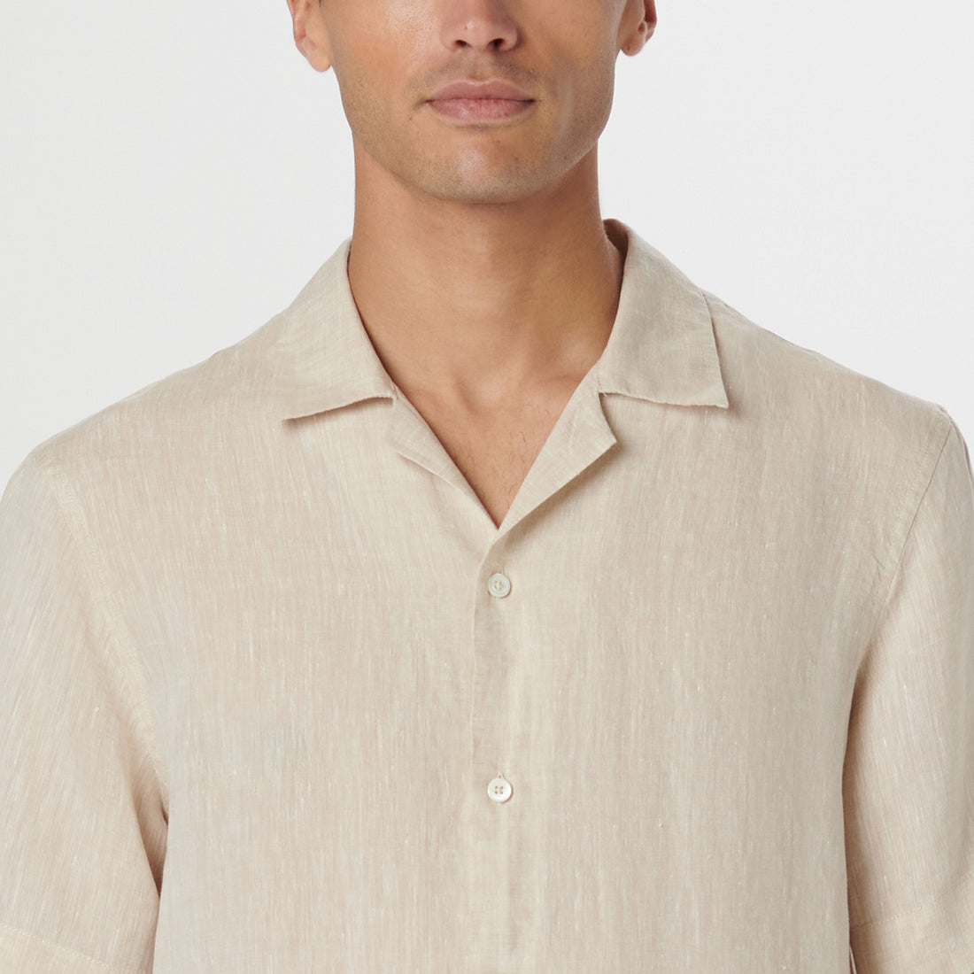 Jackson Solid Short Sleeve Linen Shirt