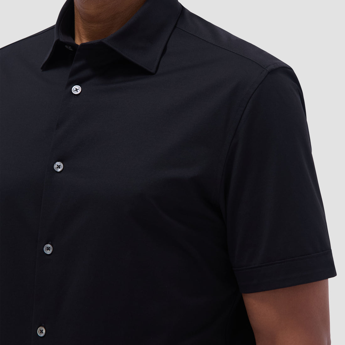 Miles Solid OoohCotton Short Sleeve Shirt