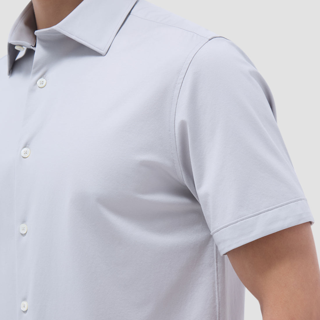 Miles Solid OoohCotton Short Sleeve Shirt