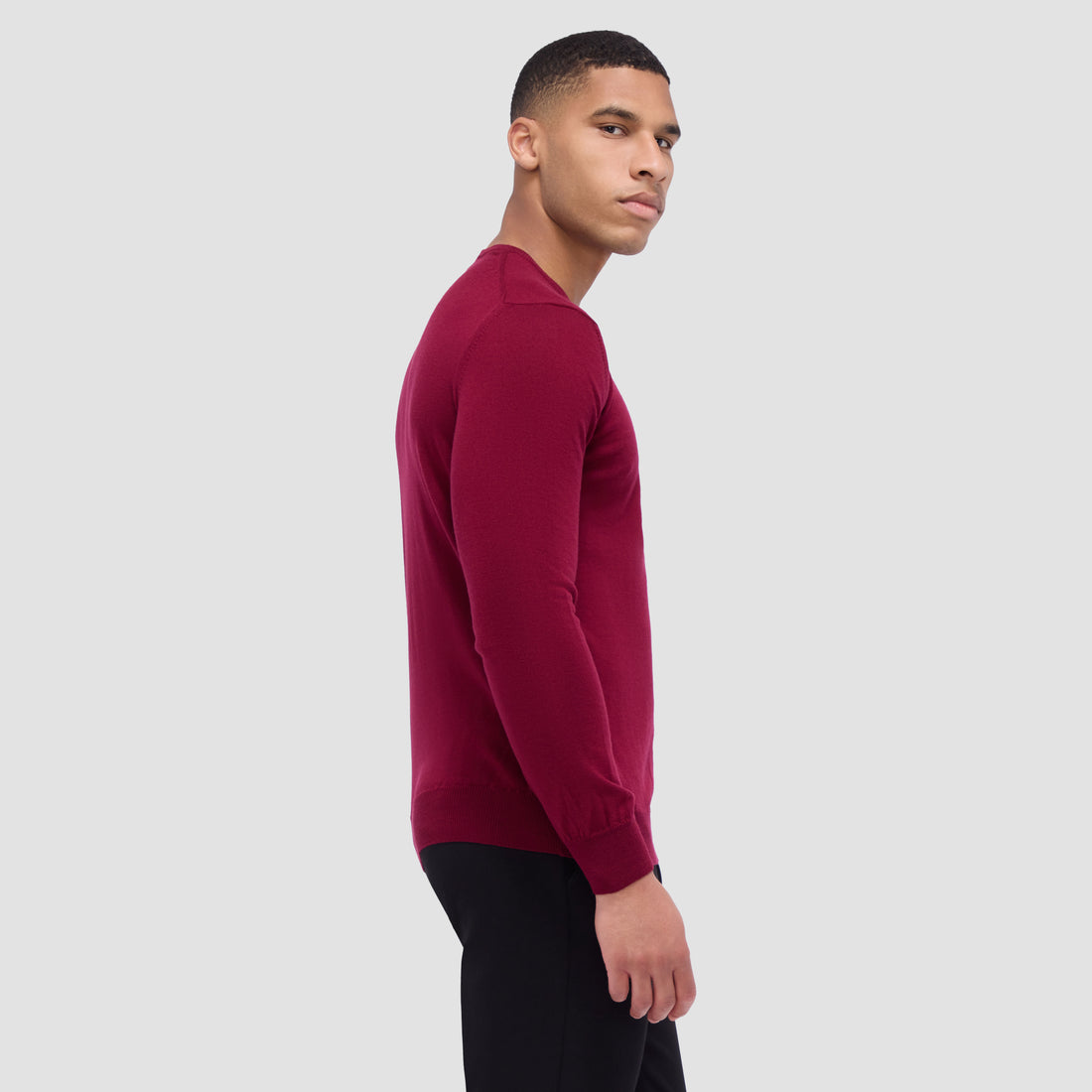 Scott Crew Neck Super Merino Sweater