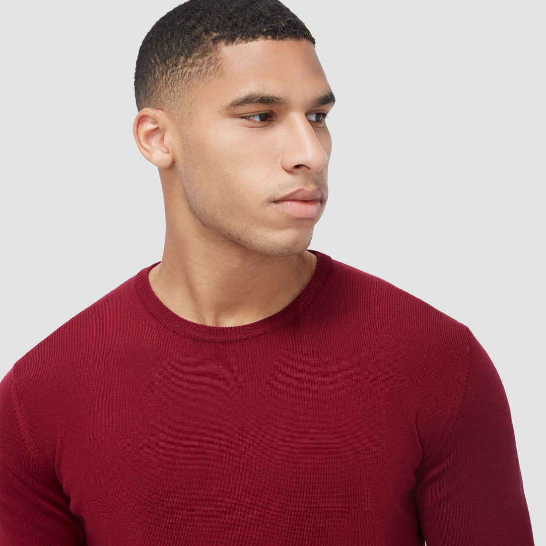 Scott Crew Neck Super Merino Sweater