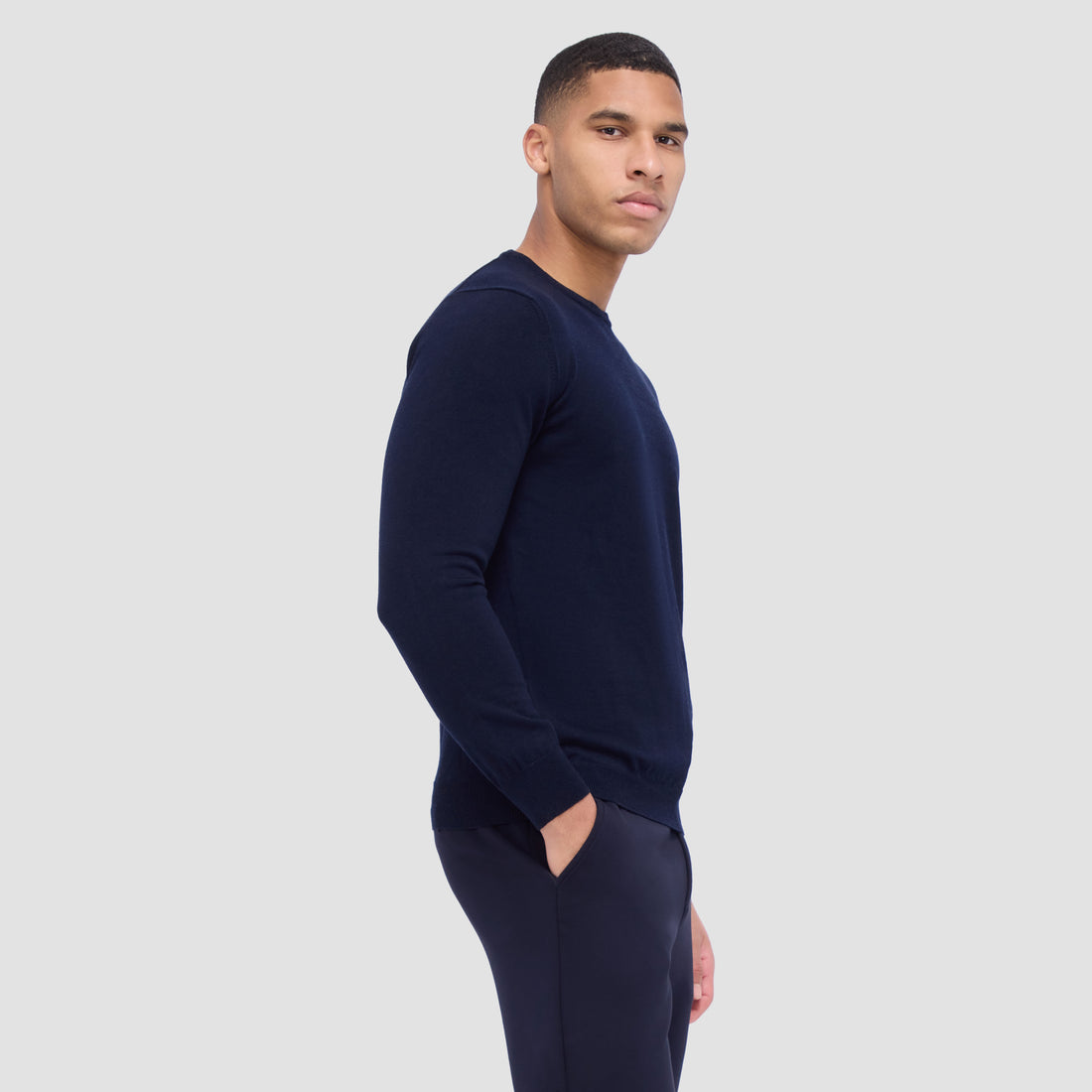 Scott Crew Neck Super Merino Sweater