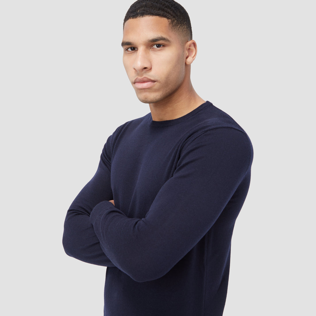 Scott Crew Neck Super Merino Sweater