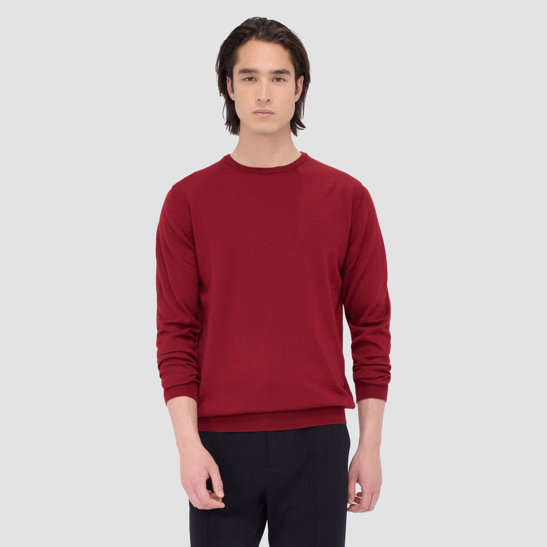 Scott Crew Neck Super Merino Sweater