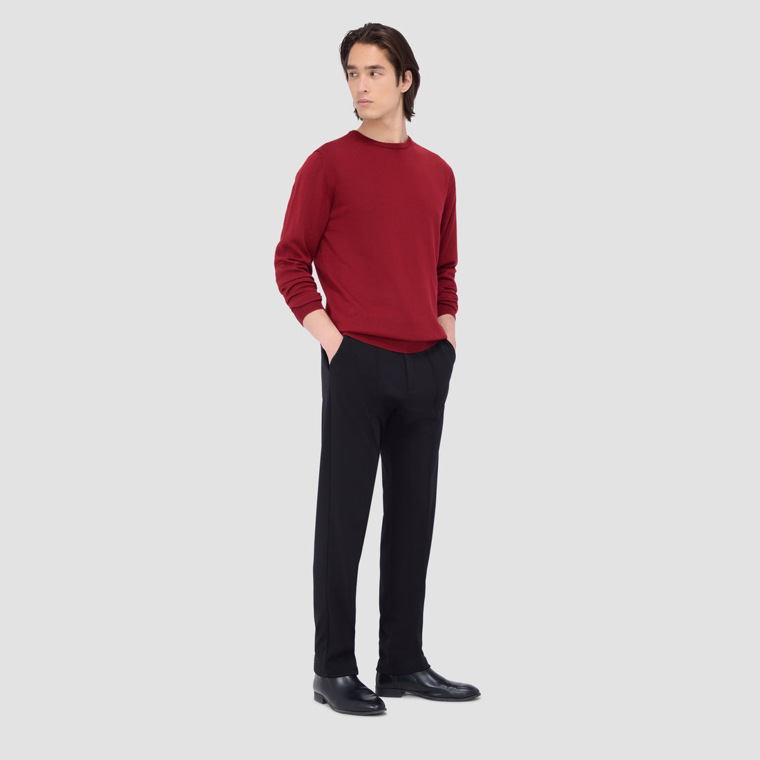 Scott Crew Neck Super Merino Sweater