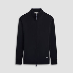 Super Merino Mock Neck Full Zip Sweater