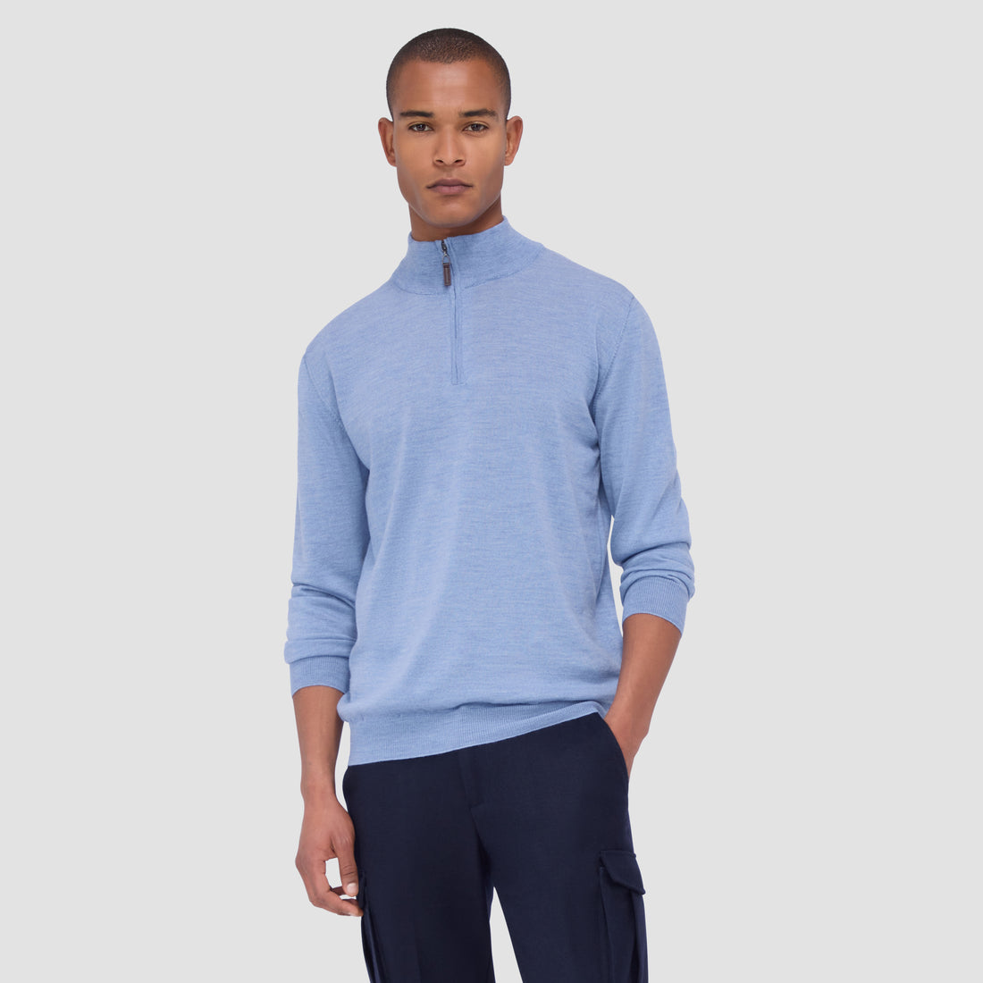 Spencer Quarter-Zip Super Merino Sweater