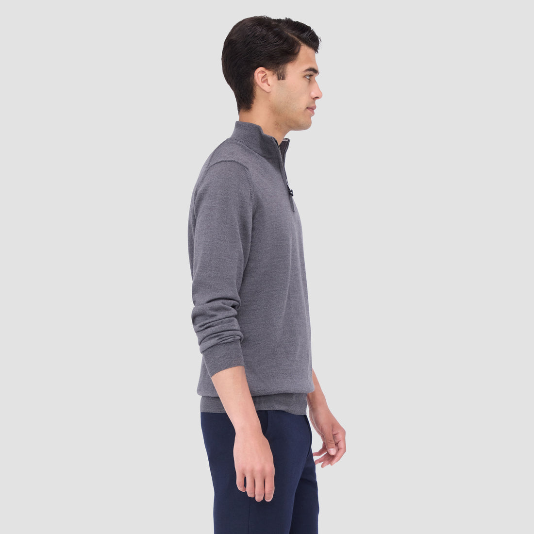 Spencer Quarter-Zip Super Merino Sweater