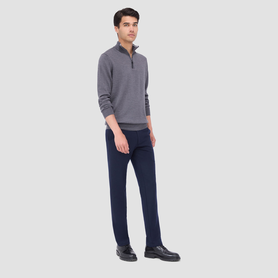 Spencer Quarter-Zip Super Merino Sweater