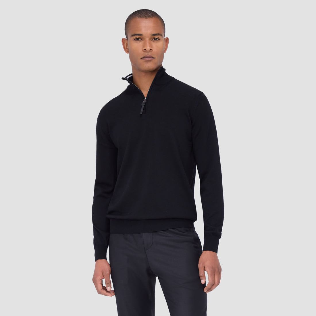 Spencer Quarter-Zip Super Merino Sweater