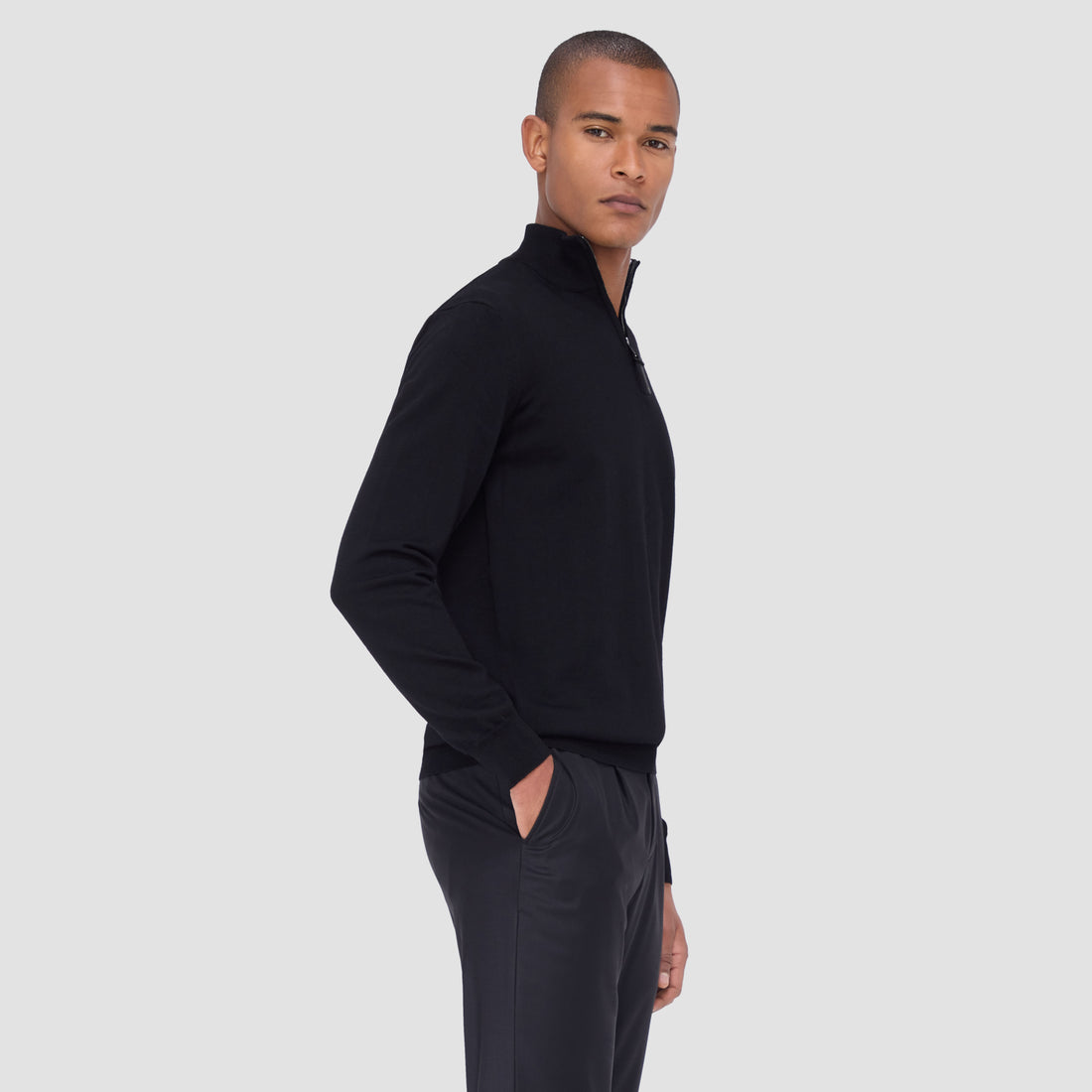 Spencer Quarter-Zip Super Merino Sweater