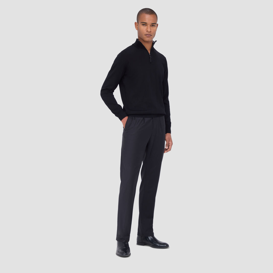 Spencer Quarter-Zip Super Merino Sweater