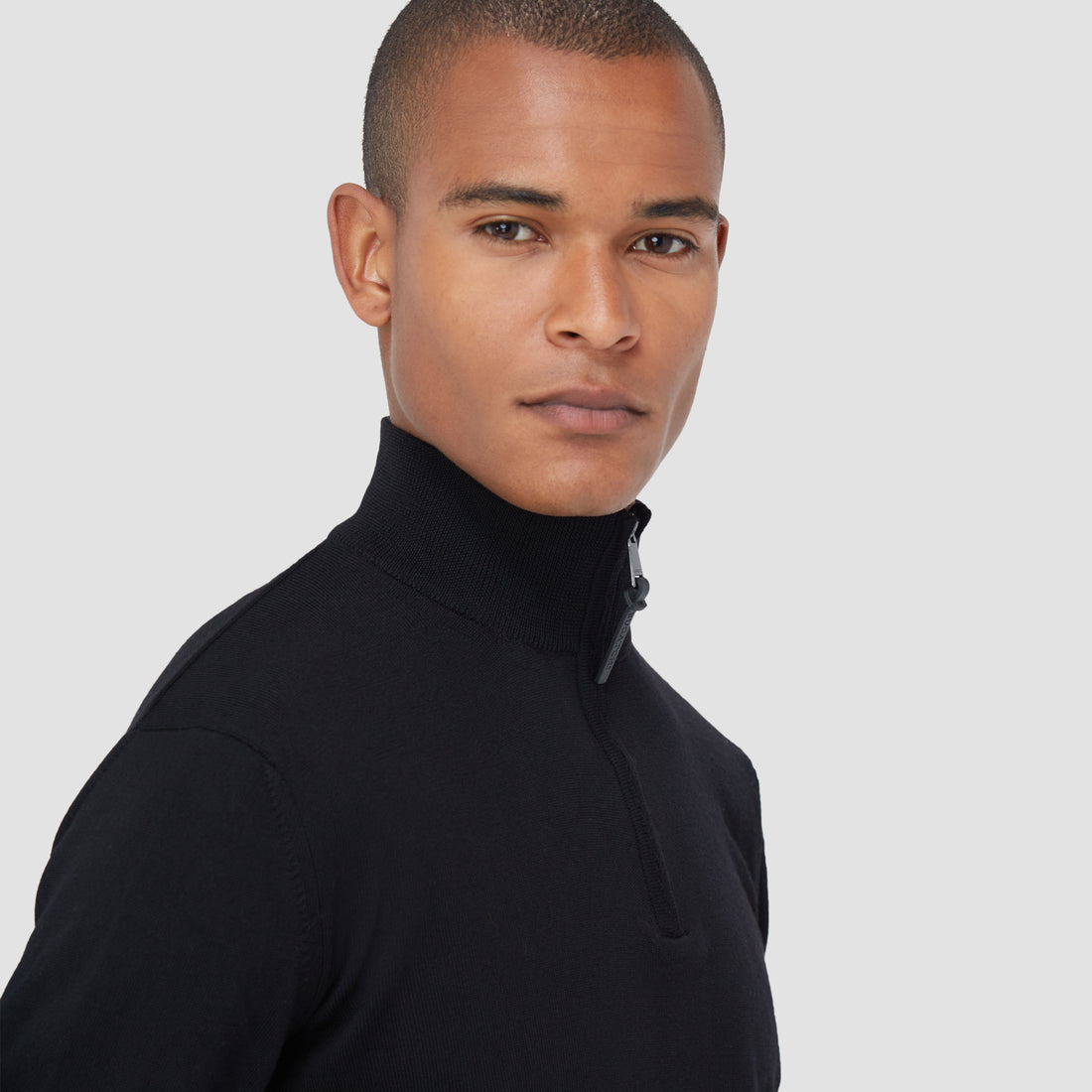 Spencer Quarter-Zip Super Merino Sweater