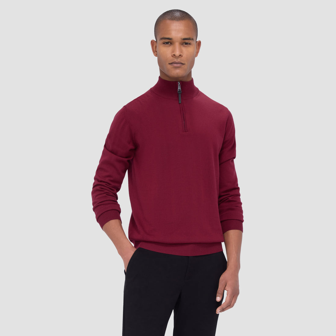 Spencer Quarter-Zip Super Merino Sweater