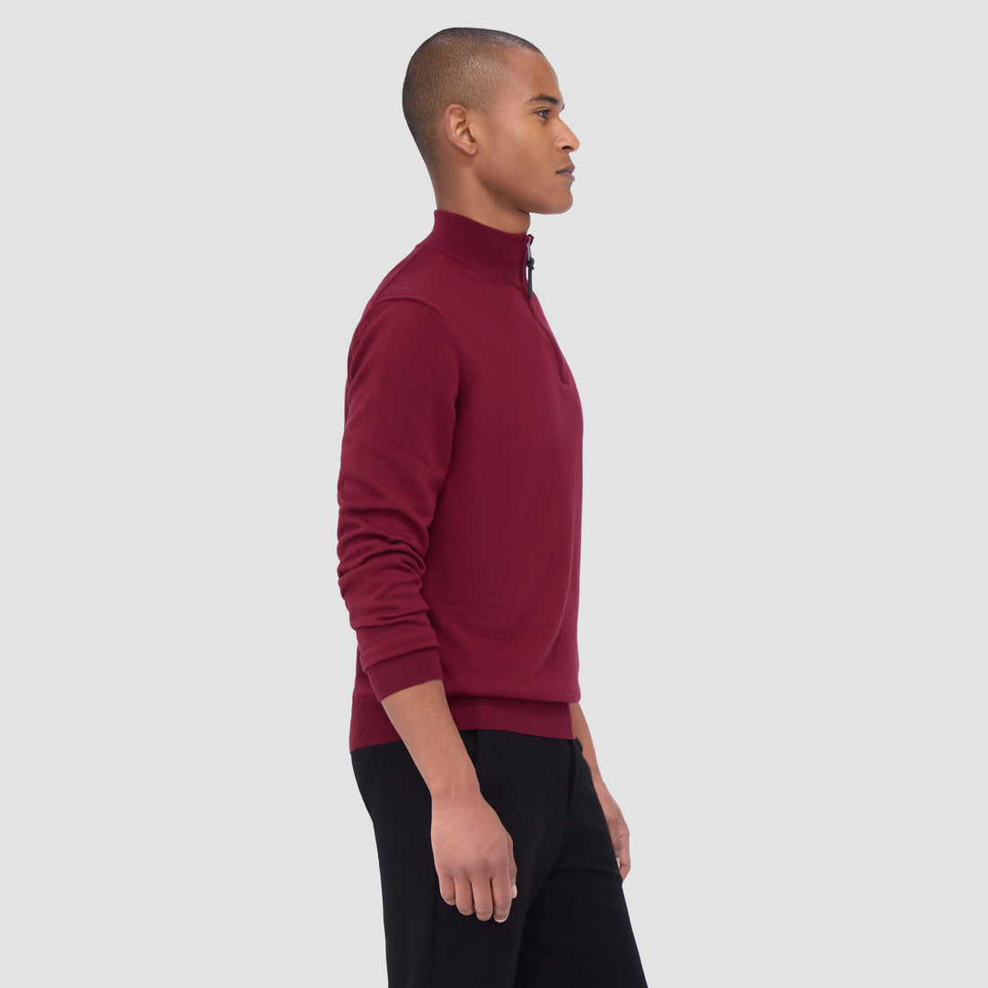 Spencer Quarter-Zip Super Merino Sweater