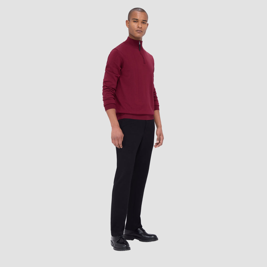 Spencer Quarter-Zip Super Merino Sweater