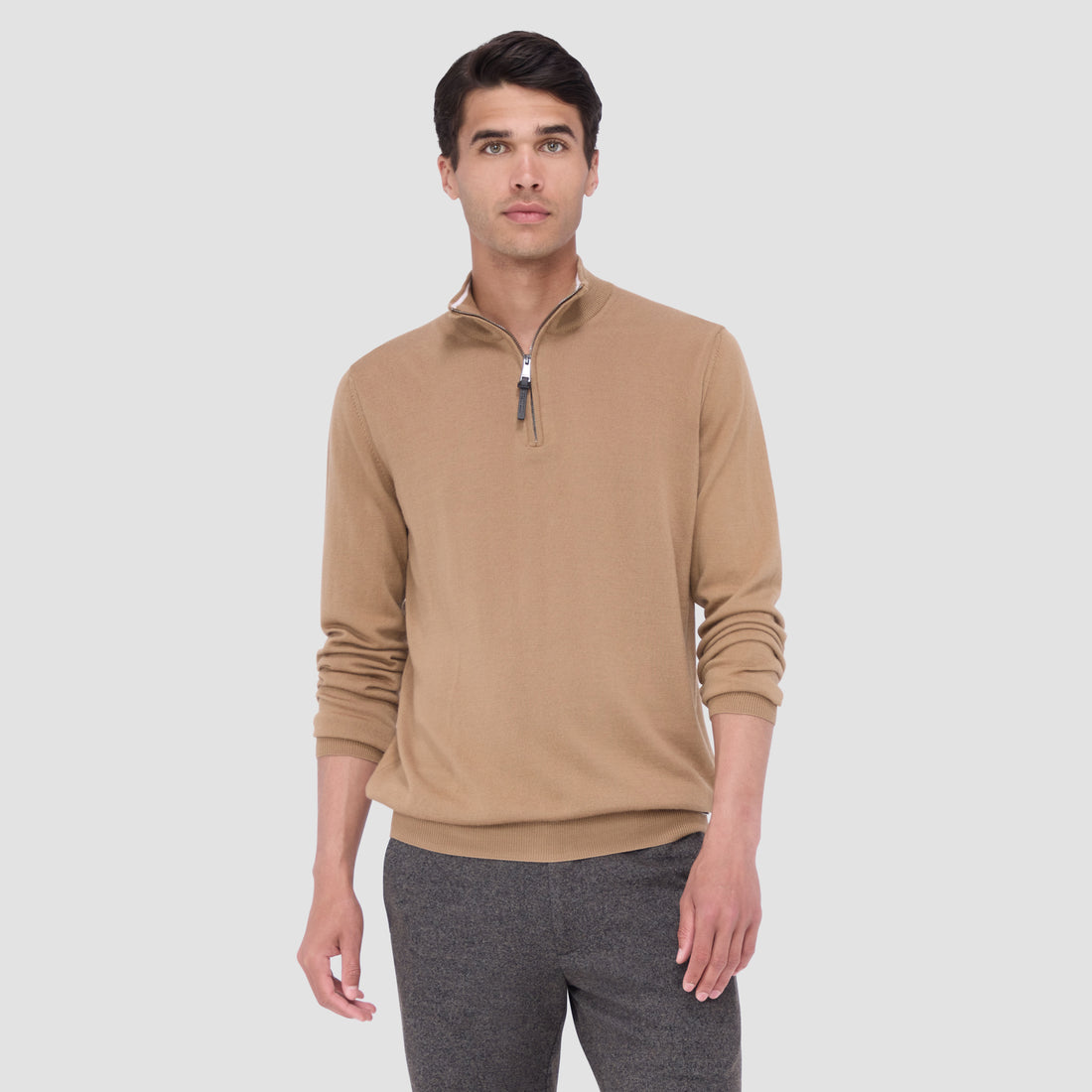 Spencer Quarter Zip Super Merino Sweater