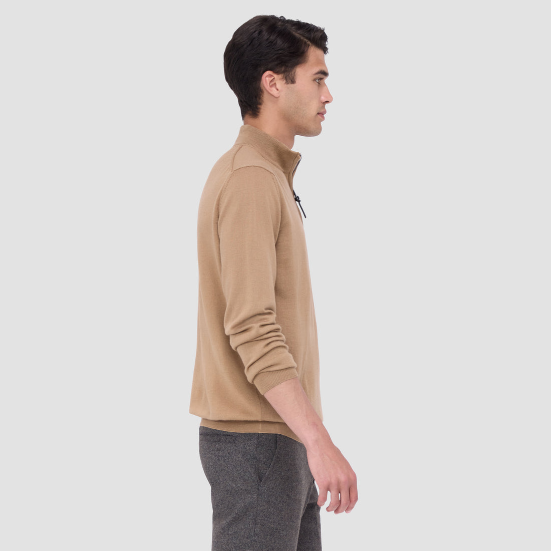 Spencer Quarter Zip Super Merino Sweater