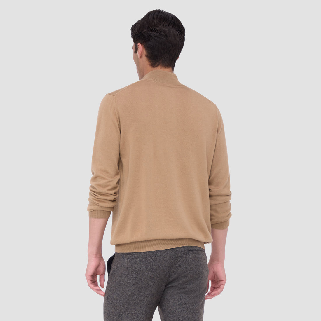 Spencer Quarter Zip Super Merino Sweater