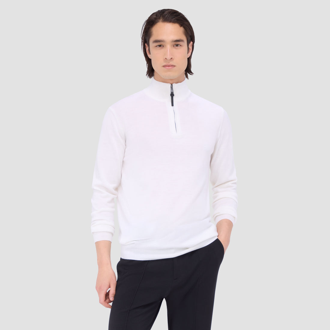 Spencer Quarter-Zip Super Merino Sweater