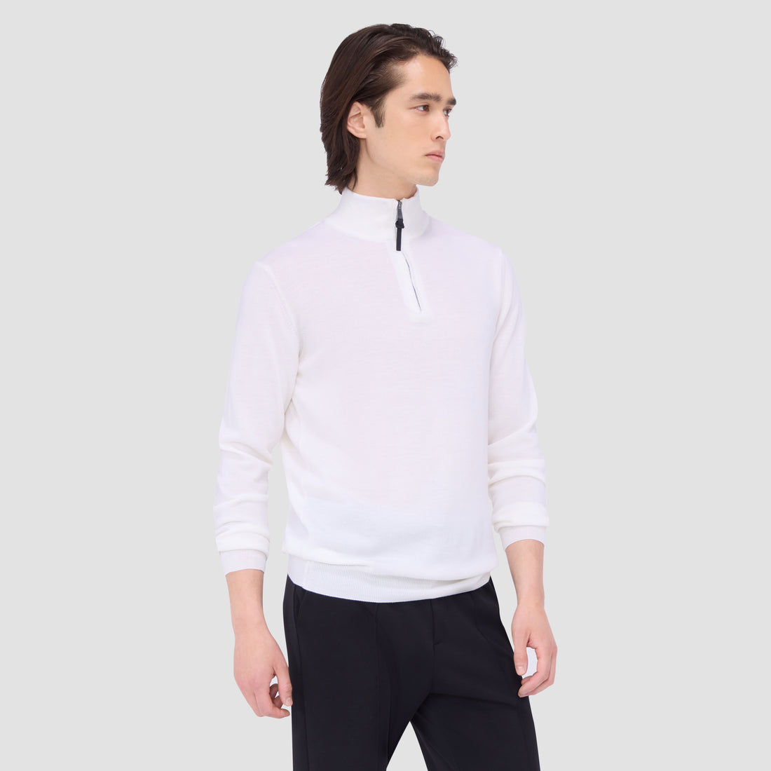 Spencer Quarter-Zip Super Merino Sweater