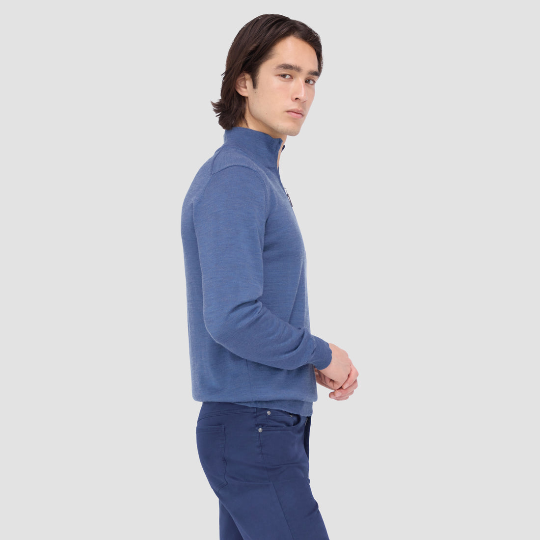 Spencer Quarter-Zip Super Merino Sweater