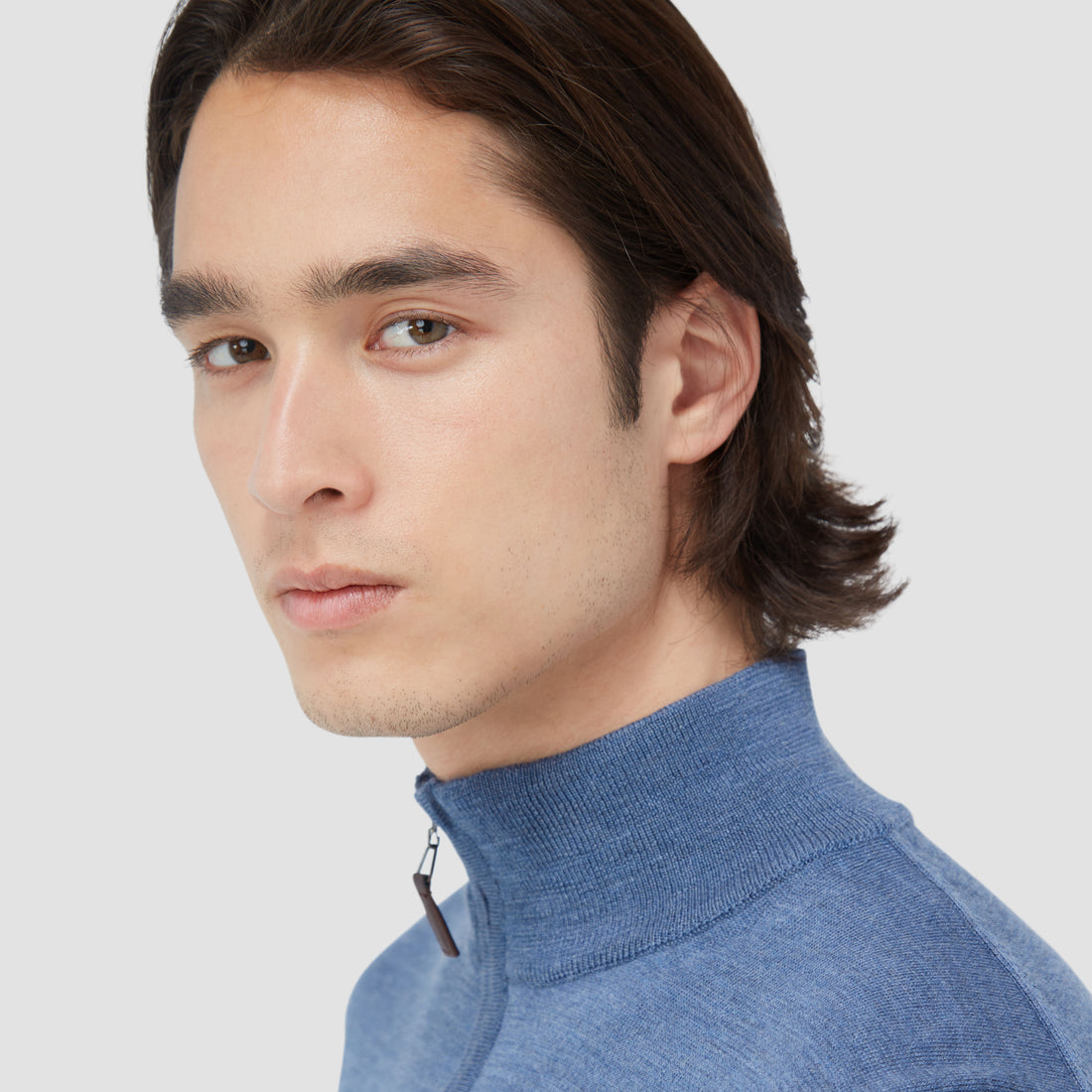 Spencer Quarter-Zip Super Merino Sweater