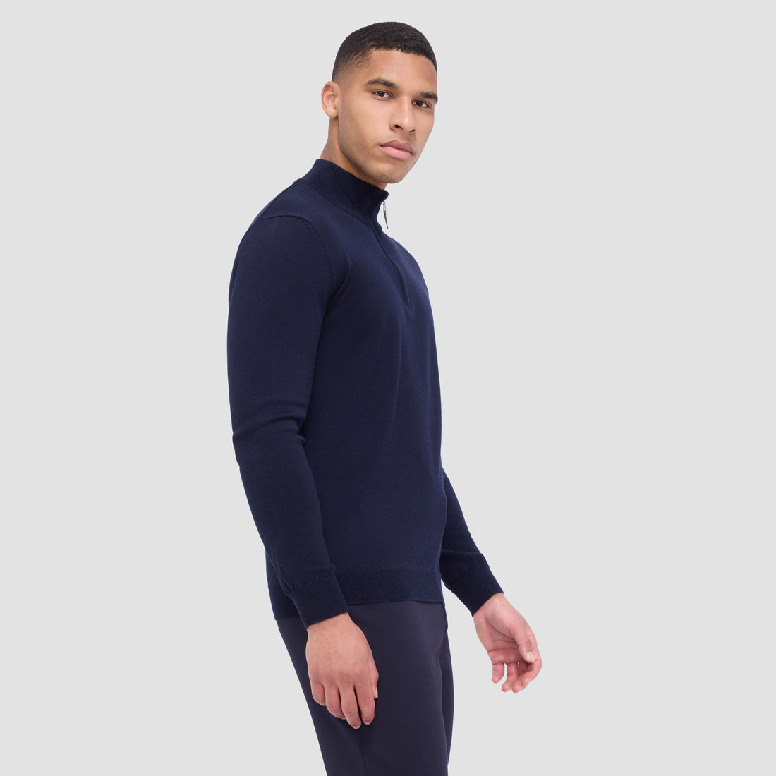 Spencer Quarter-Zip Super Merino Sweater