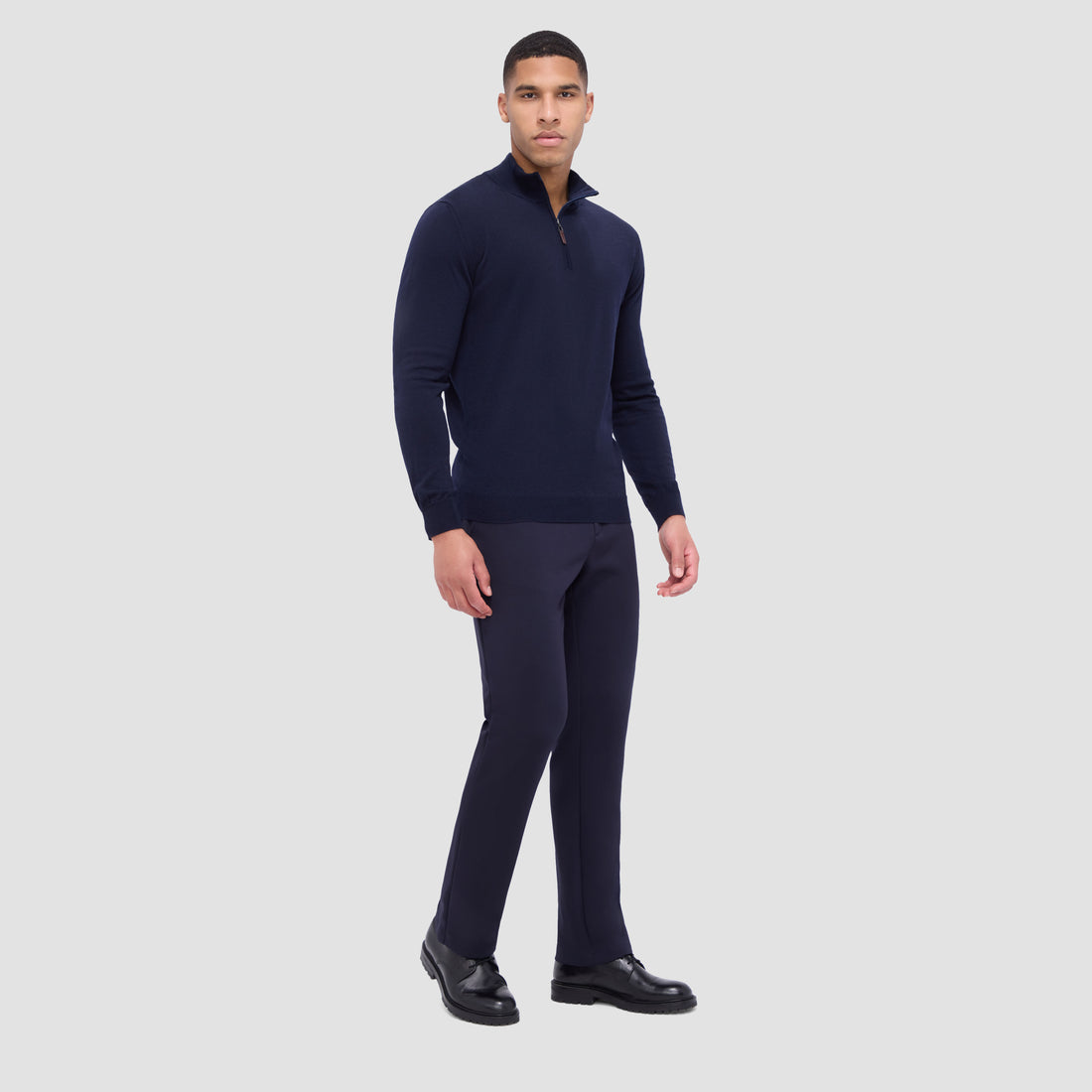 Spencer Quarter-Zip Super Merino Sweater