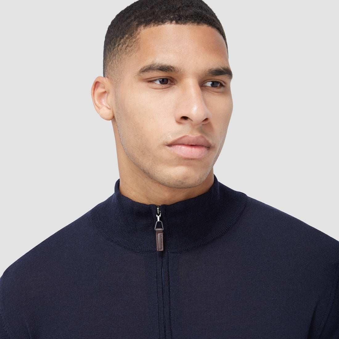 Spencer Quarter-Zip Super Merino Sweater