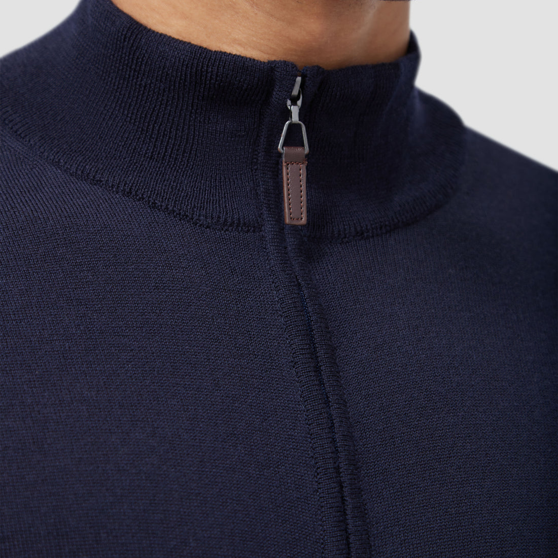 Spencer Quarter-Zip Super Merino Sweater