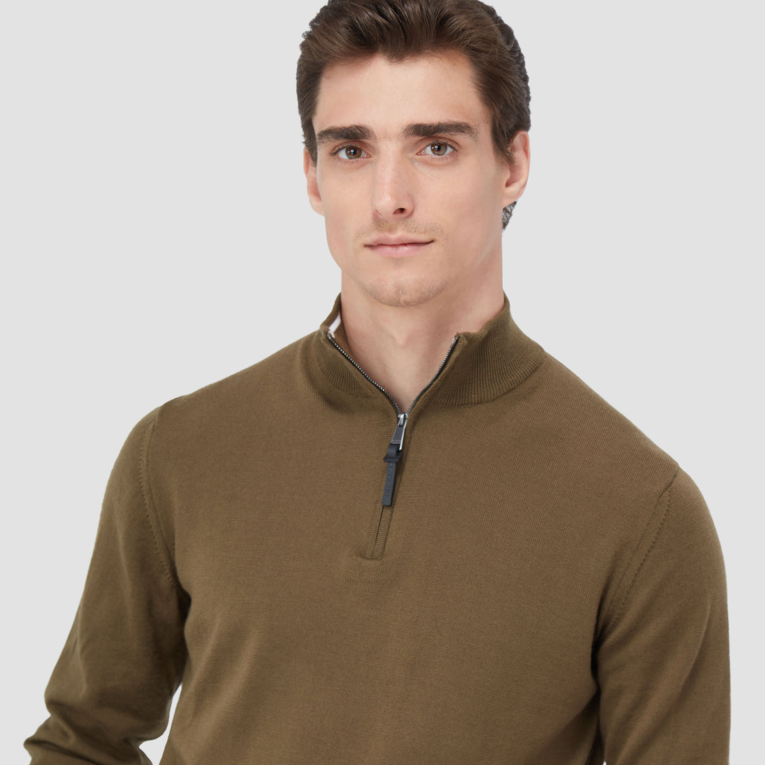 Spencer Quarter-Zip Super Merino Sweater