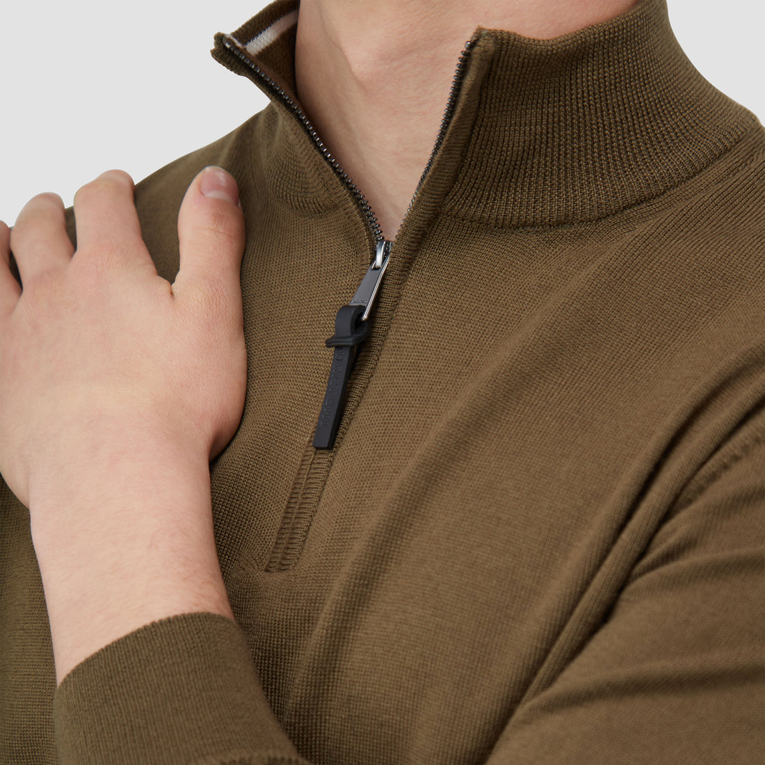 Spencer Quarter-Zip Super Merino Sweater