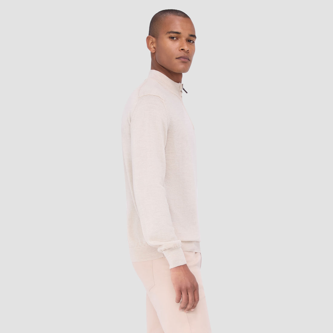 Spencer Quarter-Zip Super Merino Sweater