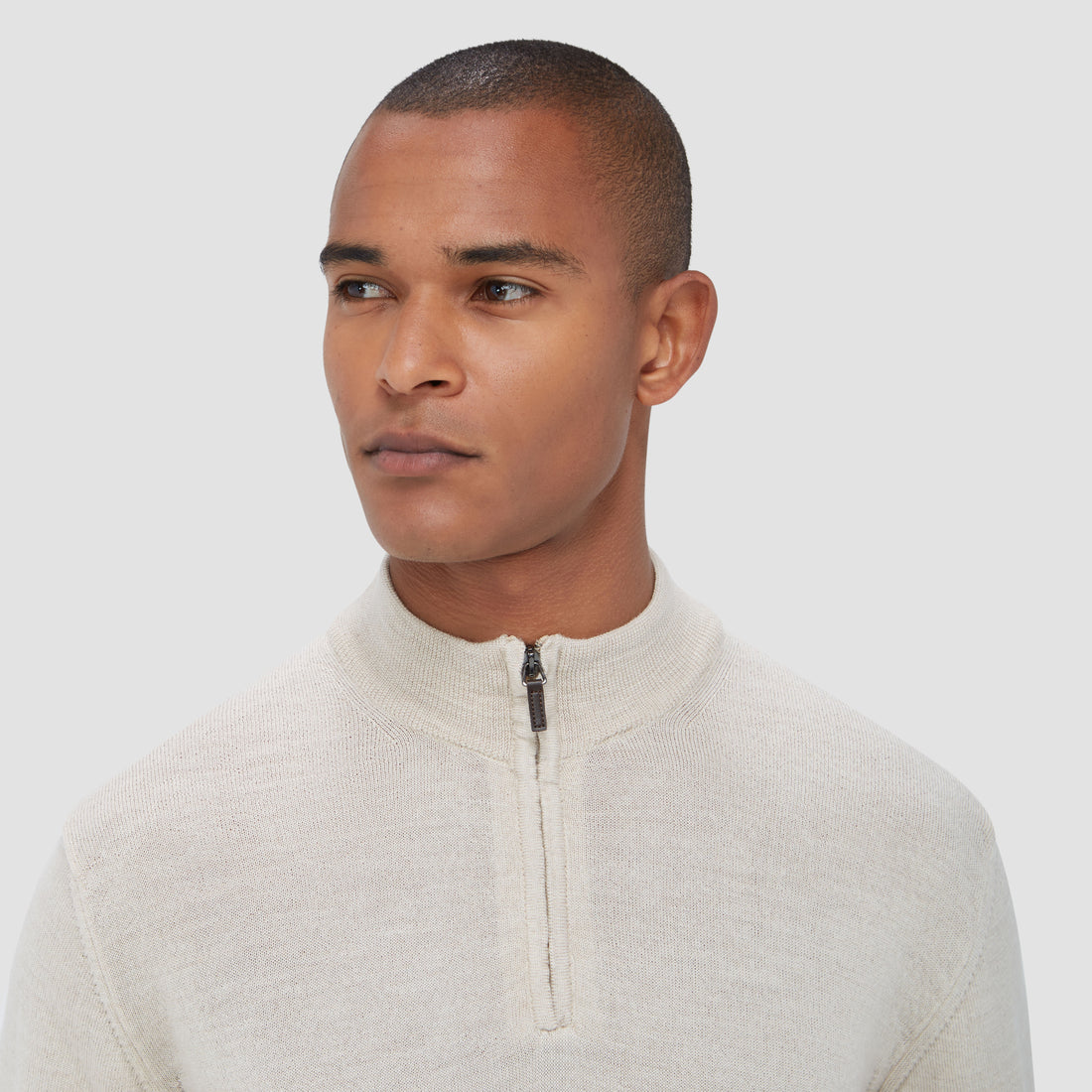 Spencer Quarter-Zip Super Merino Sweater