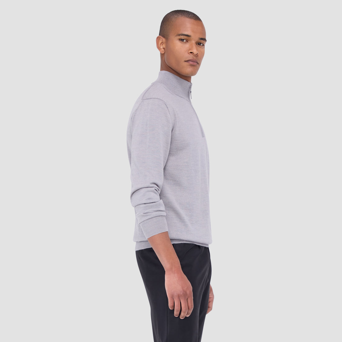 Spencer Quarter-Zip Super Merino Sweater