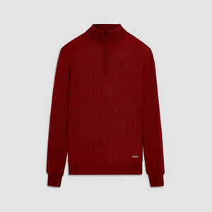 Spencer Quarter Zip Super Merino Sweater