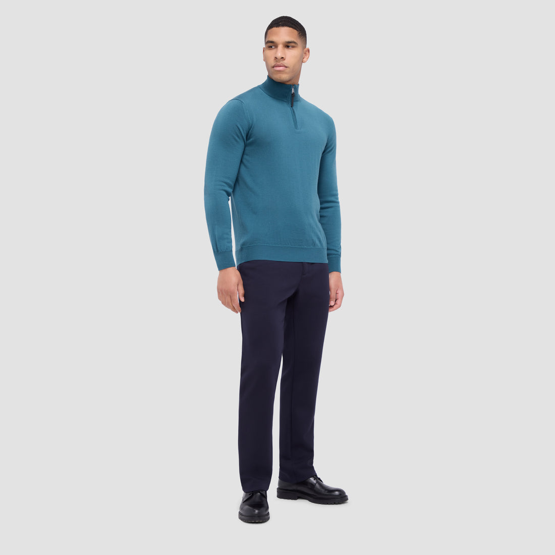 Spencer Quarter-Zip Super Merino Sweater