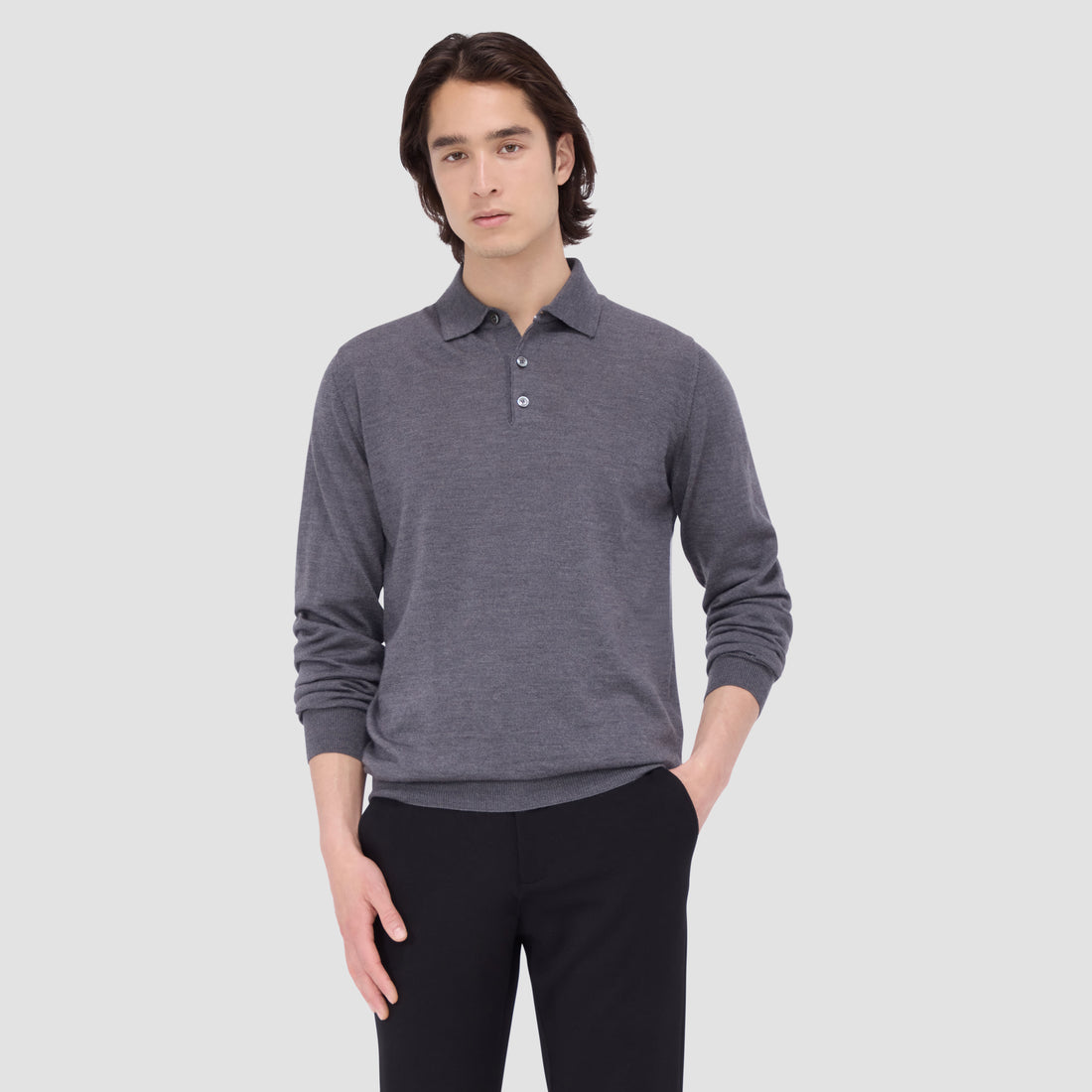 Massimo Super Merino Polo Sweater