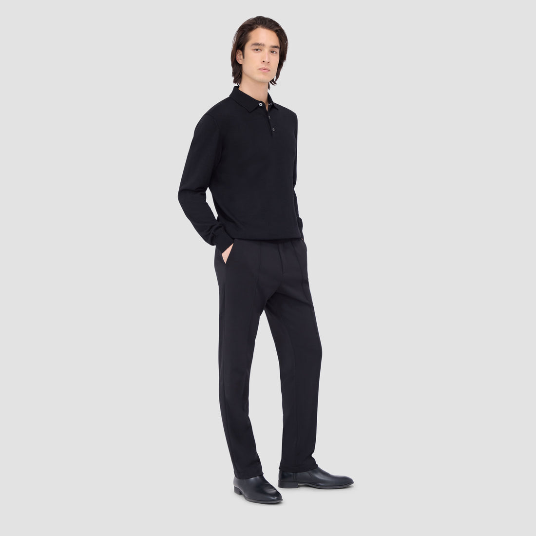 Massimo Super Merino Polo Sweater