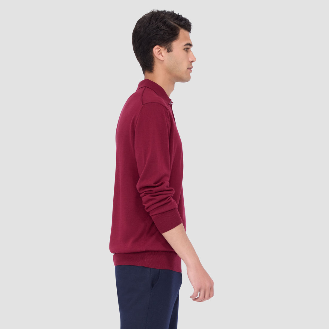 Massimo Super Merino Polo Sweater