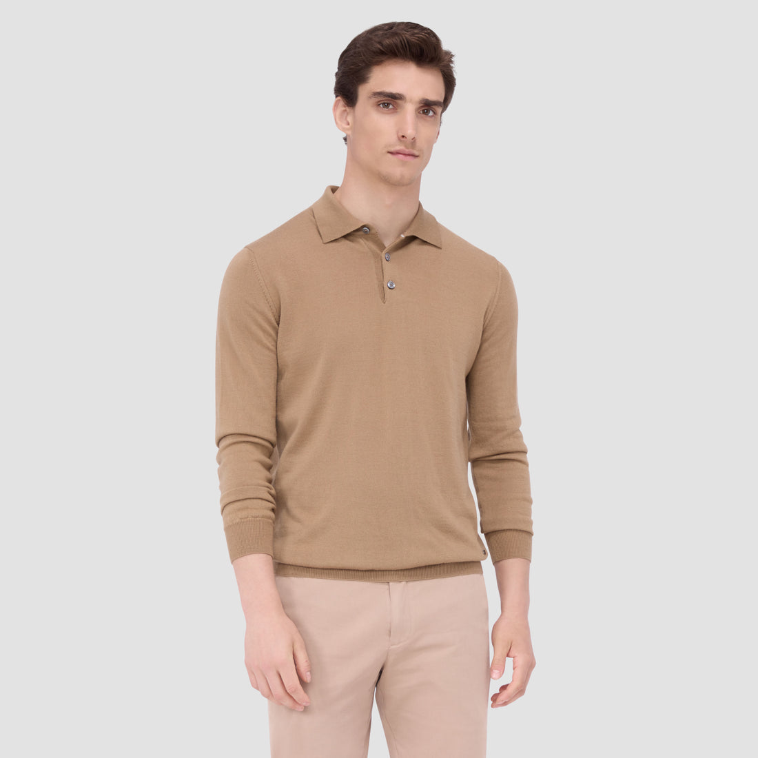 Massimo Super Merino Polo Sweater