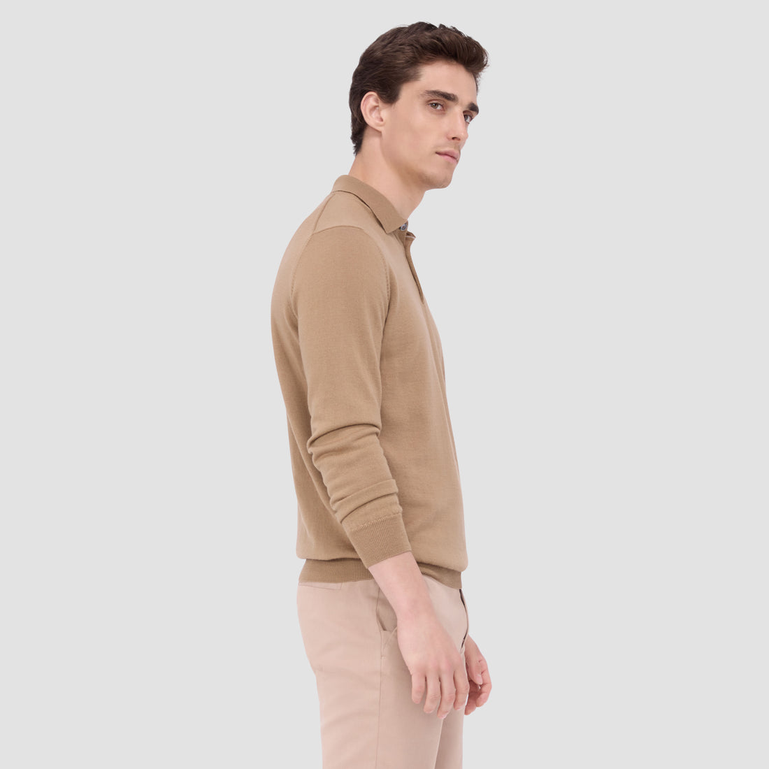 Massimo Super Merino Polo Sweater